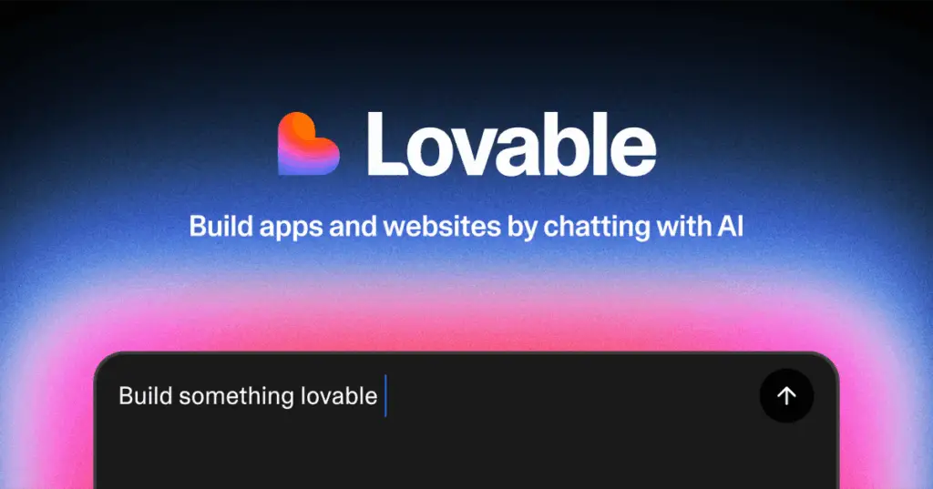 Lovable homepage
